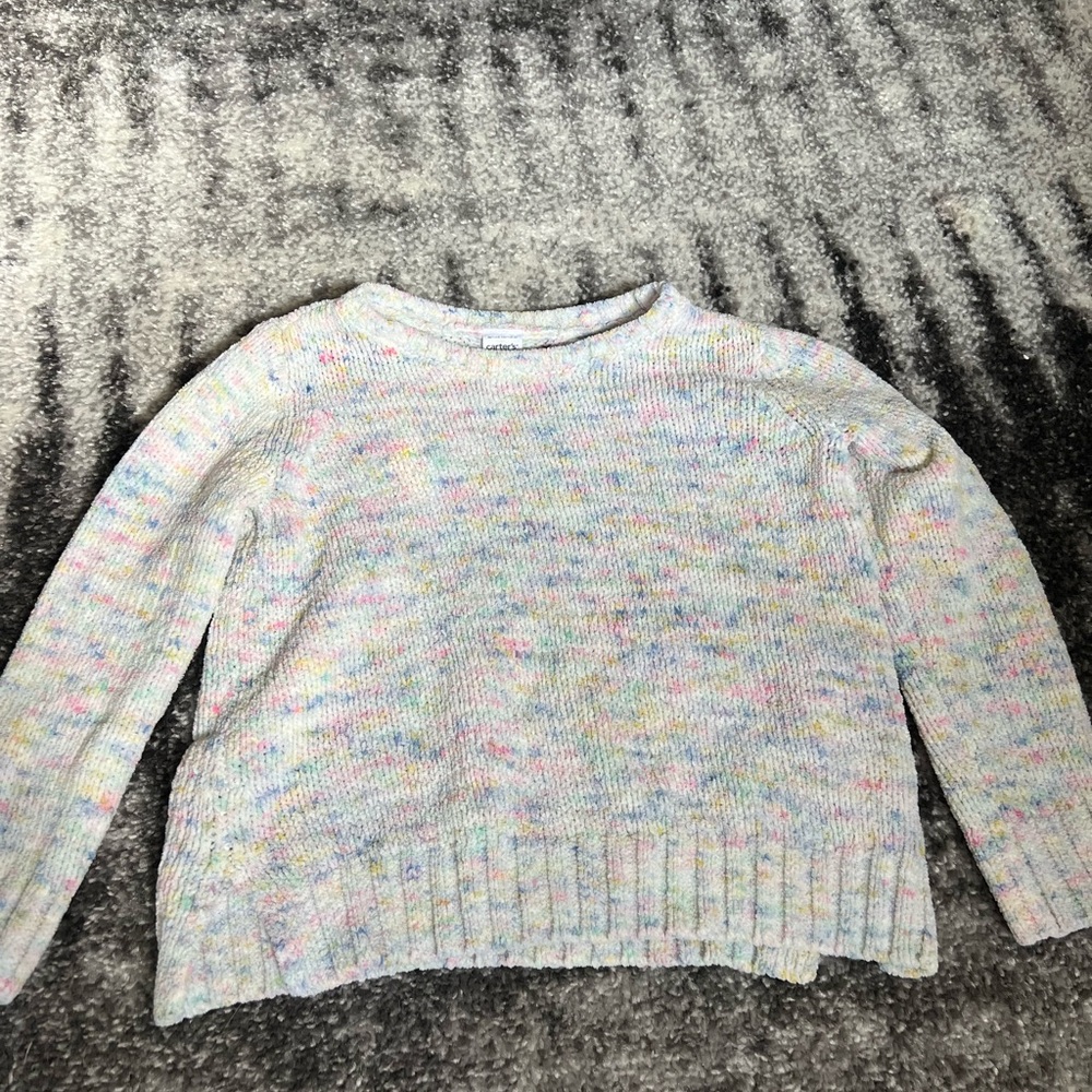 Carter's White Crew Neck Sweater